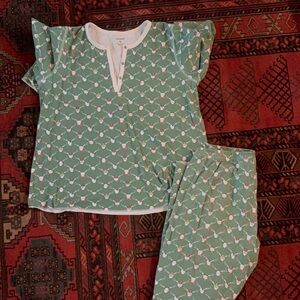 Roller Rabbit Reindeer Pajama Set